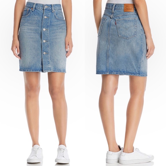 mom skirt levis